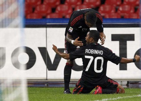 Robinho joga bem e faz gol mas Milan empata com a Sampdoria